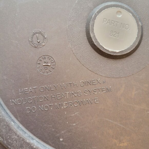 Dinex Smart Therm Induction Charger Warmer Base Onyx Black Covers 6 Pc - Picture 8 of 11